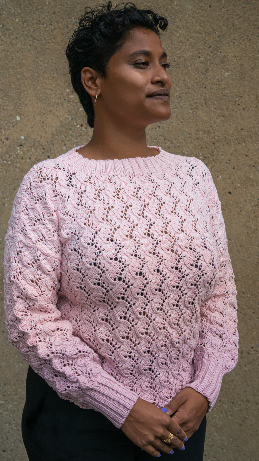 Briony Ombré Sweater Rosa